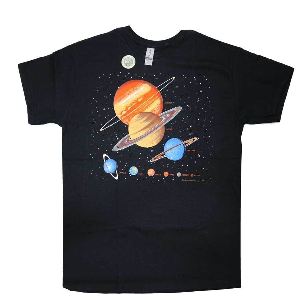 宇宙のサイクルをそしてシステムを表現したアートTシャツ
